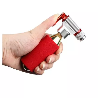 WEST BIKING Mini Bike Pump CO2 Bicycle Tyre Tire Inflator Presta Schrader Valve • £13.18