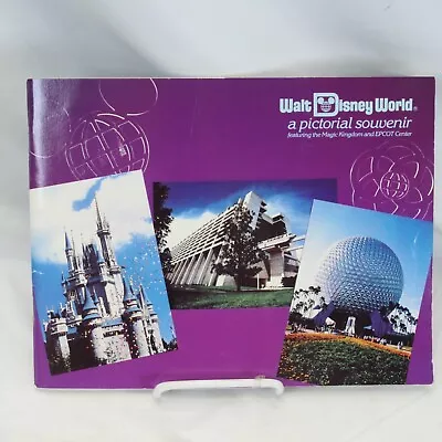 Walt Disney World A Pictorial Souvenir Book 1983 Magic Kingdom & Epcot Center  • $31.99