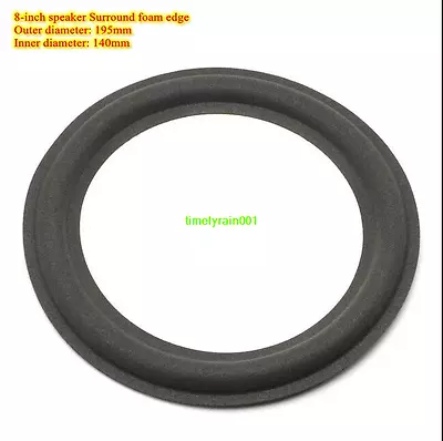 $4.28 • Buy 2pcs 8 Inch 195mm Speaker Foam Edge Speaker Surround Audio Repair Parts