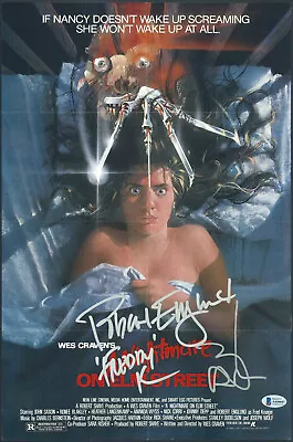 Robert Englund Johnny Depp Signed Auto A Nightmare On Elm Street 12x18 Beckett • $1500