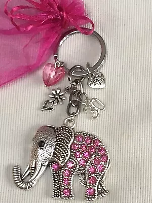 ELEPHANT 18th 13th 16th 21st 30th 40th 50th 60th 70th 80th Birthday Gift Keyring • £4.99