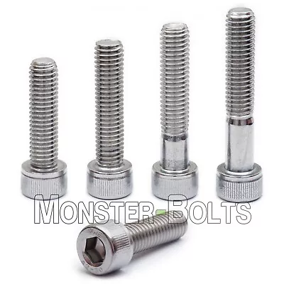 M8 Stainless Steel Socket Head Cap Screws A2 / 18-8 Metric DIN 912 1.25 Coarse • $7.77