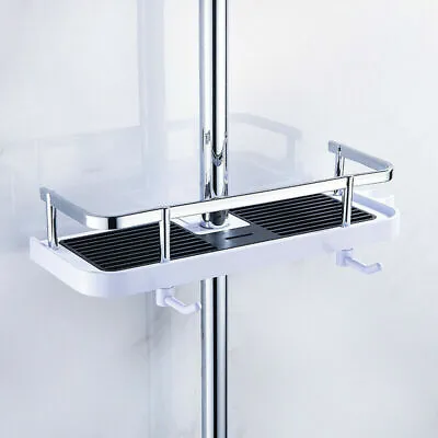 £7.89 • Buy Bathroom Shelf Shower Pole Caddy Rack Storage Organiser Tray Holder Accessories