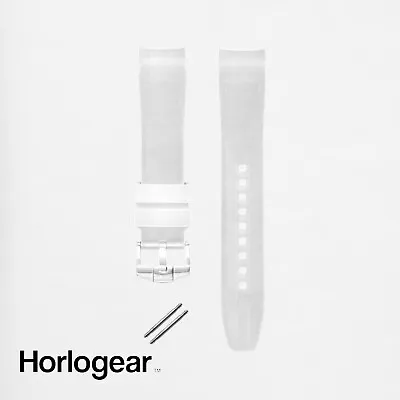 Clear Rubber Watch Strap Band For Omega Swatch Speedmaster MoonSwatch Moonwatch • $32.20