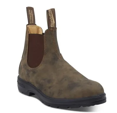 Blundstone 585 Classic Chelsea Boots In Rustic Brown MISMATCHED SIZE L 7.5 / R 8 • £41.78