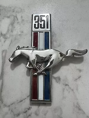 1967-1968 Ford Mustang 351 Running Horse Emblem Lh - Dynacorn • $35