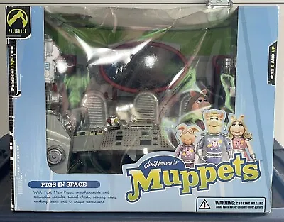 2003 Palisades Muppets Pigs In Space Set Miss Piggy Action Figure Play Set • $89.99