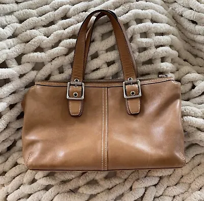 Vintage Coach Brown Leather Satchel 9545 • $45