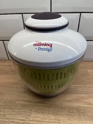 This Morning By Prestige Salad Spinner Vegetable - Easy Button Push Down Action • £17