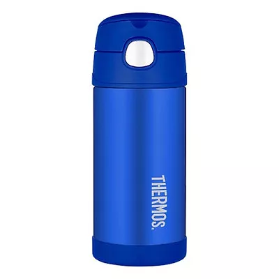 100% Genuine! THERMOS Funtainer 355ml Vacuum Insulated Beverage Bottle Blue! • $24.90