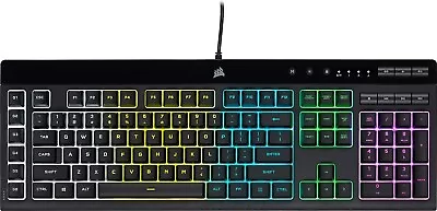 Corsair K55 PRO LITE RGB Wired Membrane Gaming Keyboard (5-Zone Dynamic RGB Back • $95.19