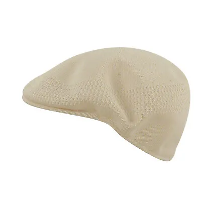 KANGOL Hat 504 Tropic Ventair Flat Cap 0290BC Summer Natural Sizes: S - XL • £52.99