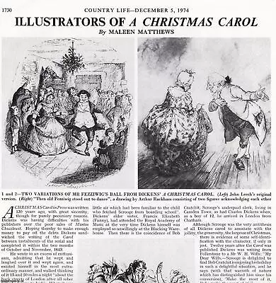 Illustrators Of Dickins' A Christmas Carol. Several Pictures And Accompanying Te • $19.56