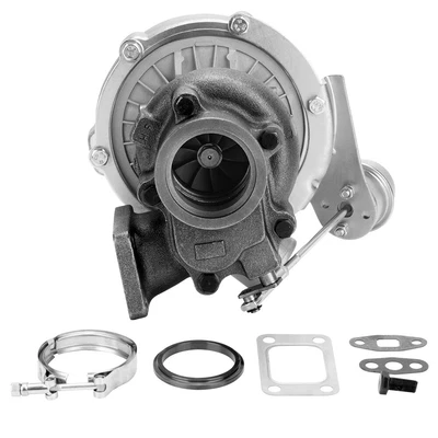 $110 • Buy T3/T4 T04E V-BAND Turbocharger Turbo .63 A/R 73 Trim Internal Wastegate 420HP