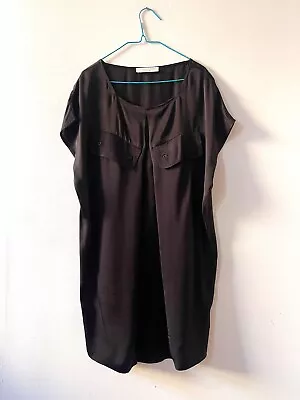 Stella McCartney Vintage Y2K Black Silk Charmeuse Dress IT 42 • $149