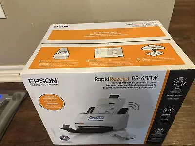 Epson RapidReceipt RR-600W Wireless Desktop Color Duplex Receipt • $469