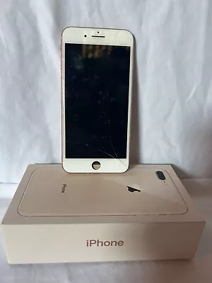 Apple IPhone 8 Plus - 128 GB - Gold (Unlocked) A1897 (GSM) • $50