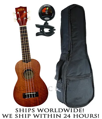 **kala Ka-15s Mahogany Soprano Ukulele W/snark Tuner & Heavy Duty Padded Bag!!** • $79.99