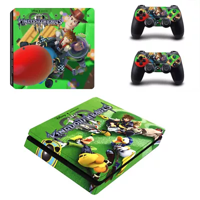 $12.95 • Buy Playstation 4 PS4 Slim Console Skin Sticker Kingdom Hearts 3 +2 Controller Skin