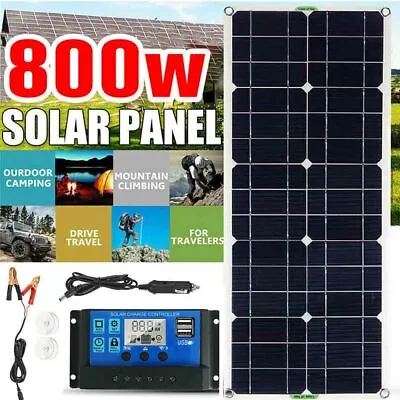 Caravan Solar Panel 100A Controller Kit 12V Battery Charger Camping Boat 800W • £26.90