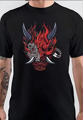 NWT Cyberpunk Samurai 2077 Oni Japanese Art Unisex T-Shirt • £23.09