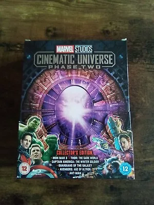 Marvel Studios Collector's Edition Box Set - Phase 2 (DVD 2017) • £20