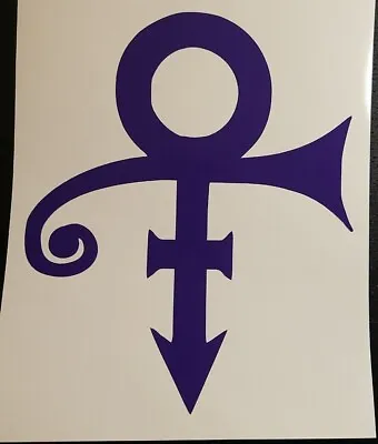 Prince Logo 3.5  H Vinyl Decal (Purple) Windows Car Truck Laptops SUV Boards • $2.99