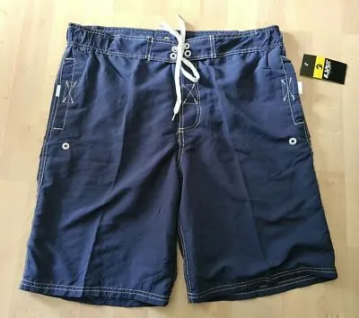 B Split Mens Stretch Board Shorts Banana Split Swim Trunks Size XXL Blue NWT • $49.98