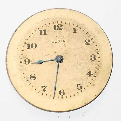 Vintage Elgin 1919 Grade 428 Watch Movement Dial Hands Not Running Parts Repairs • $17.99