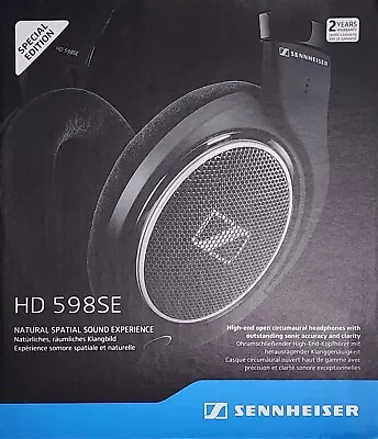 Sennheiser HD 598SE (Special Edition) Over-Ear Headphones - Black • $239