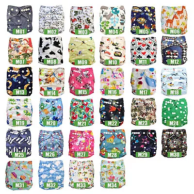 Reusable Baby Cloth Nappies Diapers MCNs Bamboo Inserts Bulk My Little Ripple • $129.99