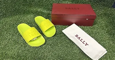 Bally Slaim Giallo Rubber Sandals MEN'S • $119.99