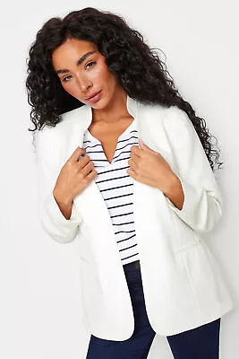 M&Co Petite Womens Collarless Blazer • £54