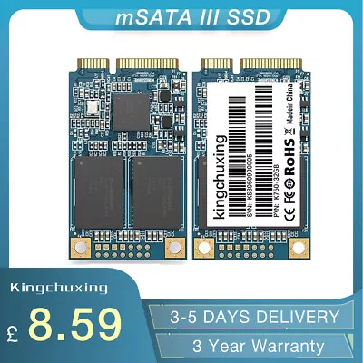 Kingchuxing MSATA SSD 128GB 256GB 512GB Solid State Drive For Desk/Laptop PC UK • £11.76