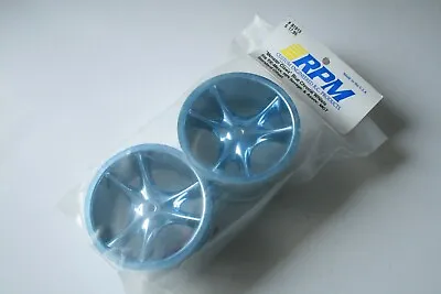 £17.49 • Buy RPM Monster Clawz Blue Chrome Wheels 14mm Hex For Traxxas T-Maxx HPI Savage