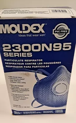 Moldex 2300N95 Box Of 10pcs Respirator Mask W/Breathing Exhalation Valve M/L • $29.95