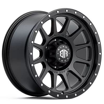 17  Wheels For Mazda Bt-50 Black Rock Omega Satin Black Rims For Bt50 17x9 +12 • $1399