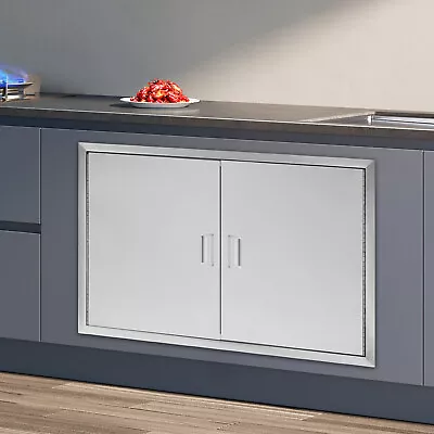 Stainless Steel Double Doors Access Door Drawer For Kitchen Islands BBQ Outdoor  • $69