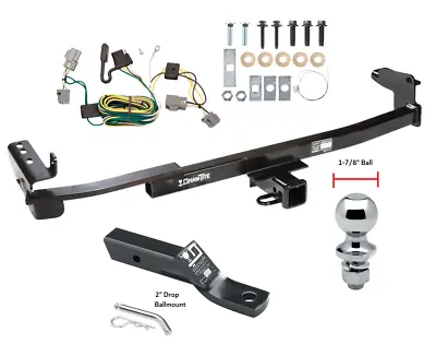 $293.23 • Buy Trailer Hitch For 05-07 Ford Five Hundred Freestyle Pkg W/ Wiring & 1-7/8  Ball