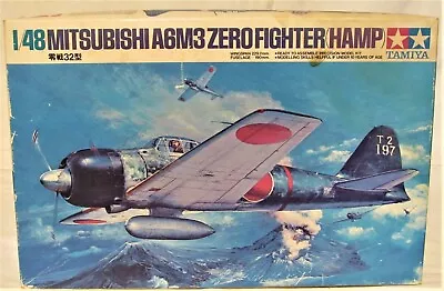 Tamiya #32 Mitsubishi A6M3 Zero Fighter (HAMP) Scale 1:48 New - Open Box • $23