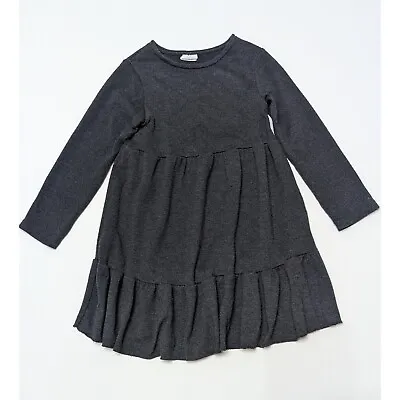 Zara Girls Long Sleeve Ruffled Dress Size 6 • $24.99