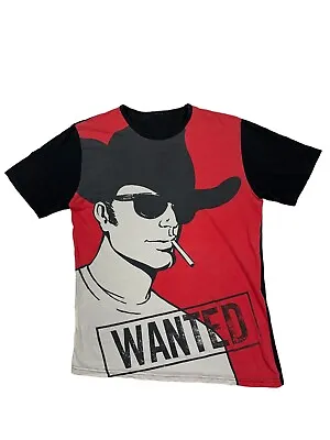 Vintage Moschino Wanted T-shirt Cowboy Size Men's / US M / EU 48-50 • $79