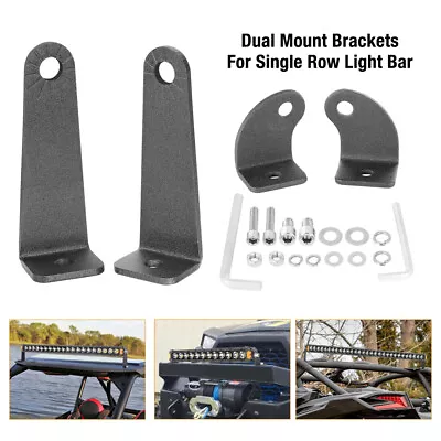 2-Pack Mounting Bracket Side Rotating Holder For Slim LED Light Bar Offroad 4WD • $12.99