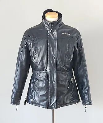 1980's Ski-Doo Bombardier Sno Gear Rotax Men's Insulated Leather Jacket Medium • $109.28