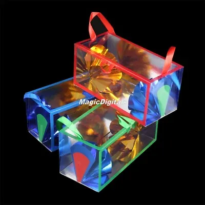 Appearing Flower From Empty Bag Close Up Magic Toys Magician Tricks Flower Boxs • £9.68