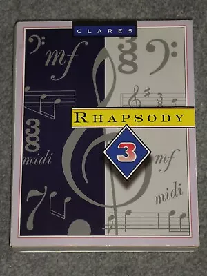 Rhapsody 3 For Acorn Archimedes Risc OS. • £40