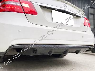 V Style Carbon Fiber Rear Diffuser For 10-13 M-BENZ W212 E-Class Sedan AMG Only • $395