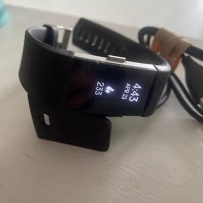 Fitbit Charge 2 Smartwatch Pre Owned Tested  +cord & Bands • $22