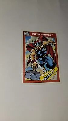 1990 Impel Marvel 1990 Comics Superheroes Thor #18 Trading Card. • $0.99