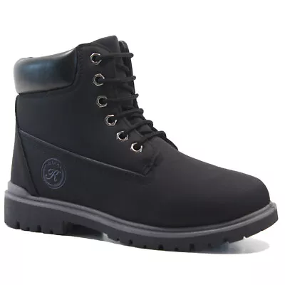 £14.95 • Buy Ladies Hiking Boots Warm Ankle Desert Trail Combat Chelsea Walking Shoes Size 